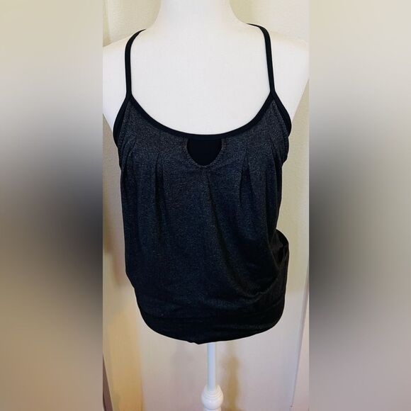 Lulelemon Athletica Women's Racerback Top Size 4 Black and Gray - Picture 6 of 11